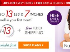 NutriSystem Lean 13 with free delivery