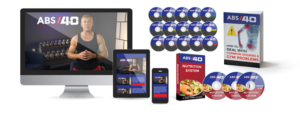 The complete Abs after 40 program is currently on discount and has everything a person needs to kick start his abs journey