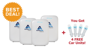 Alexapure Breeze Purifier eliminates harmful toxins from the air and gives us a clean and safe atmosphere to breathe in