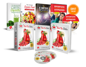 The Red Tea Detox program comes with four added bonus materials that further help us in leading a healthy lifestyle