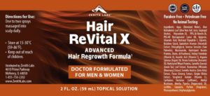 Hair Revital X comes in a topical solution that is massaged on to the scalp daily