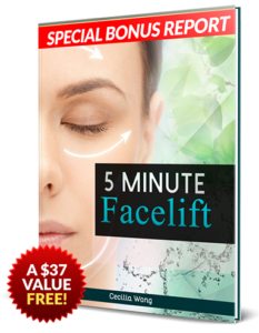 5 Minute Facelift contains tips on how to firm your skin