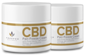 Prosper Wellness CBD Pain Freeze Cream helps in easing pain