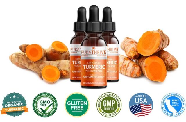 PuraTHRIVE Liposomal Turmeric is easy to digest and supports health