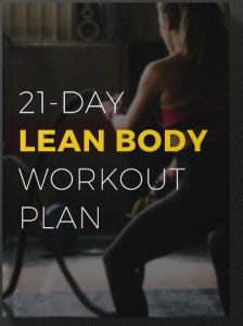 21-Day Lean Body Workout Plan helps in exercising daily