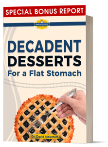 Nutonen comes with a copy of Descadent Desserts for a Flat Stomach