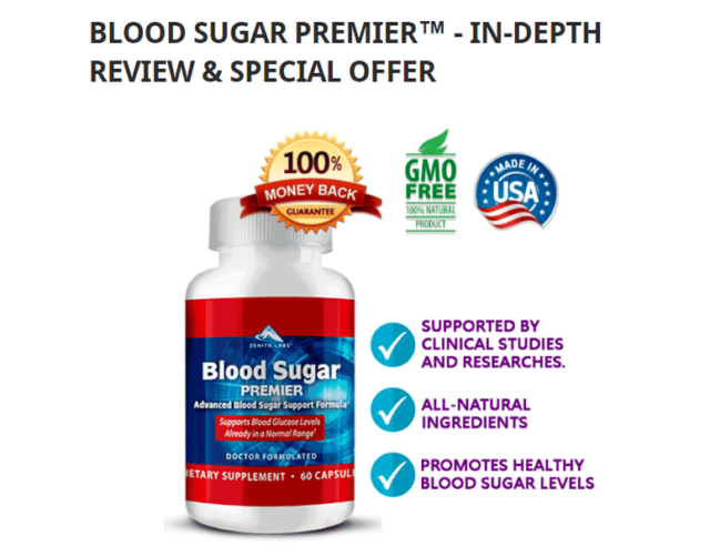 Zenith Labs Blood Sugar Premier contains organic ingredients