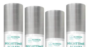 Blossom Nighttime Ageless Serum with CBD helps with fine lines