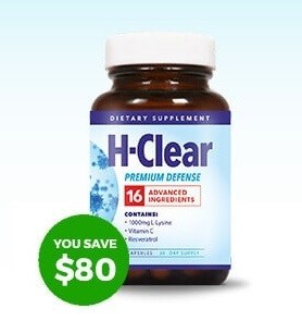 H Clear is a herpes defense supplement