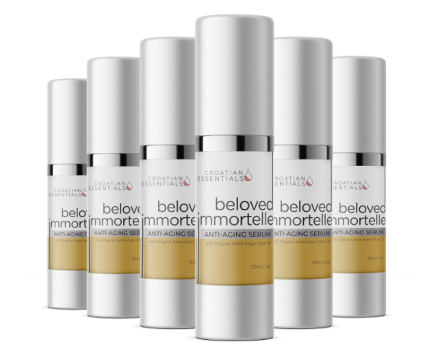 Croatian Essentials Beloved Immortelle is an anti aging serum