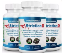 StrictionD helps in managing blood sugar levels