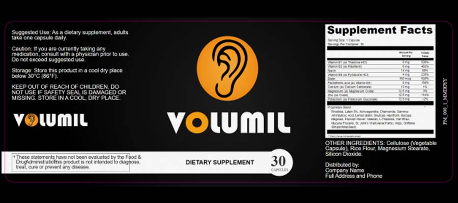 Volumil Hearing Loss contains potent ingredients