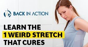 Back in Action helps in easing back pain