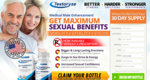 Testoryze Male Enhancement improves overall stamina