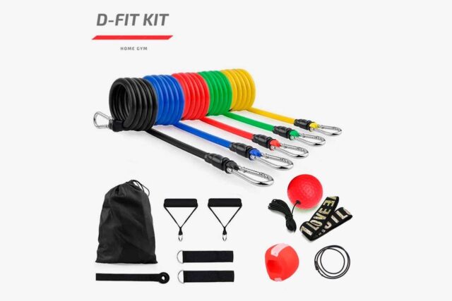 D-Fit Kit includes resistance bands